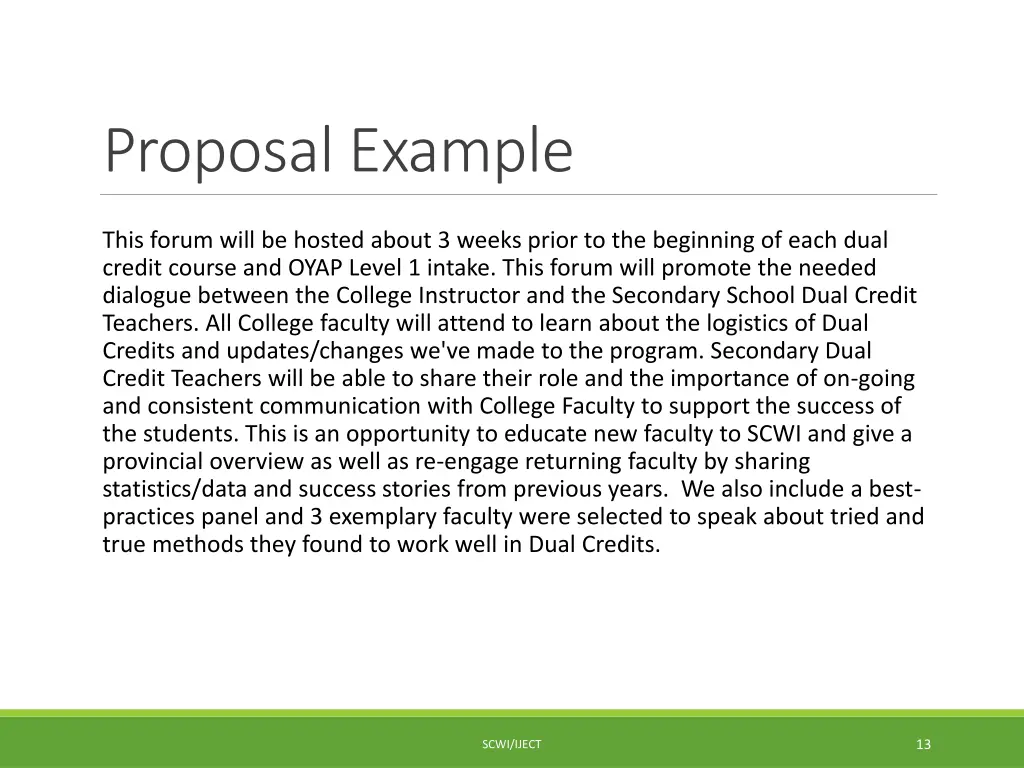 proposal example