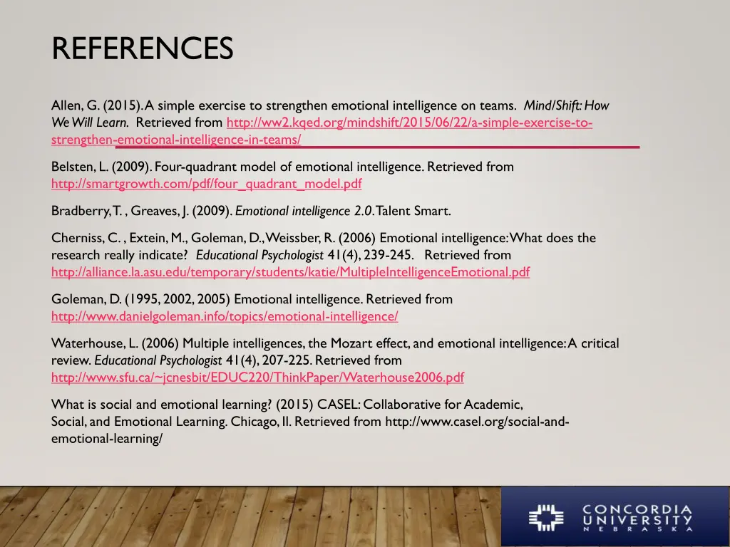 references
