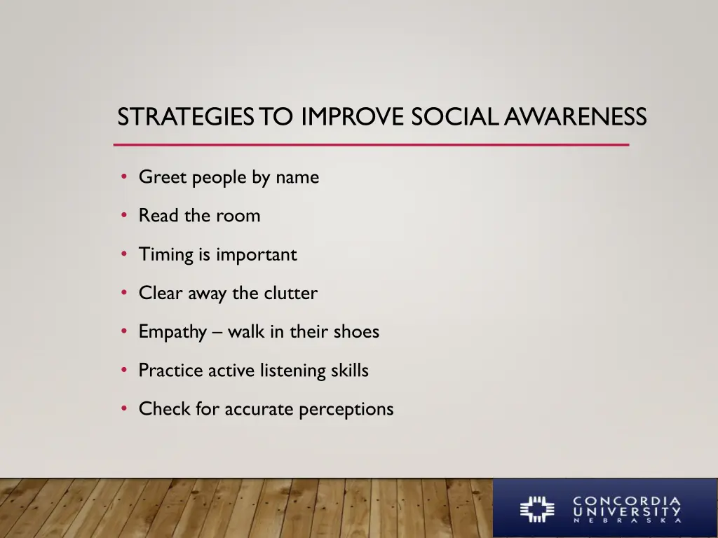 strategies to improve social awareness