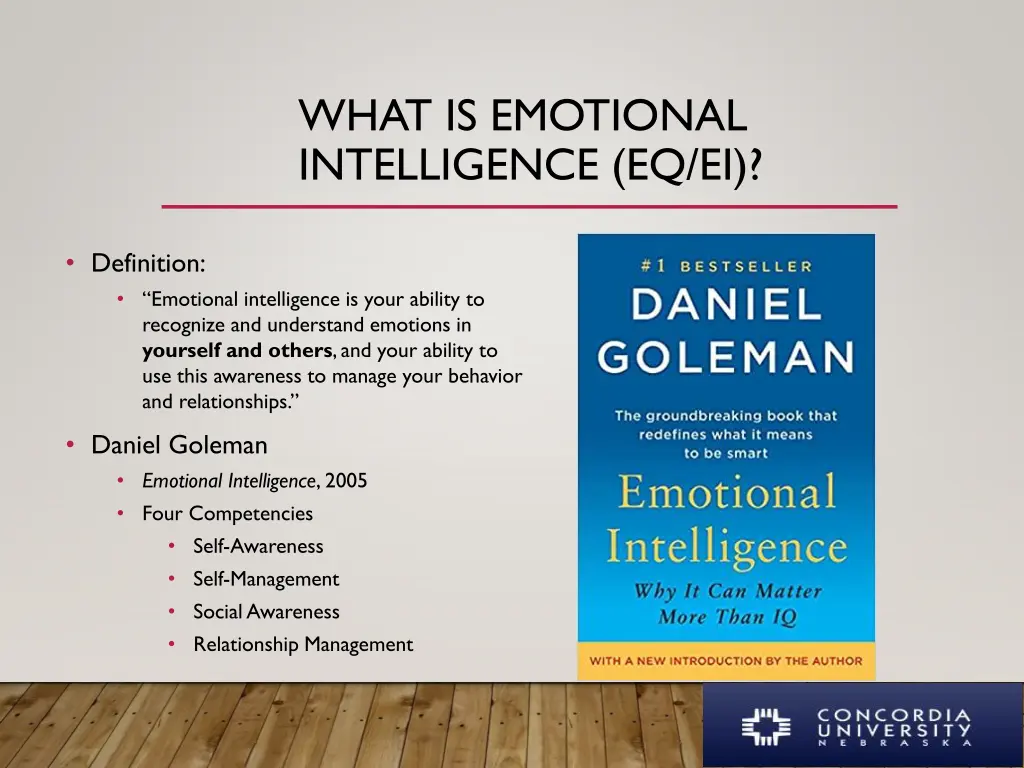 what is emotional intelligence eq ei