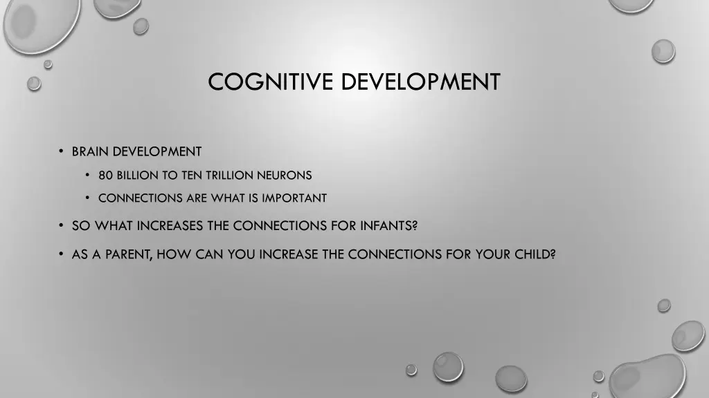 cognitive development