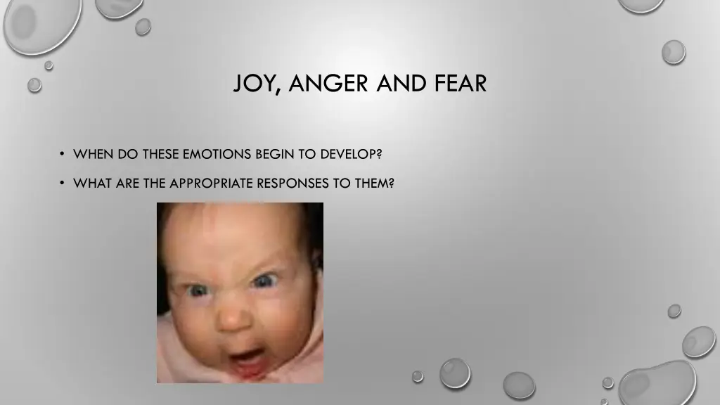 joy anger and fear