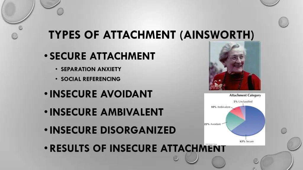 types of attachment ainsworth