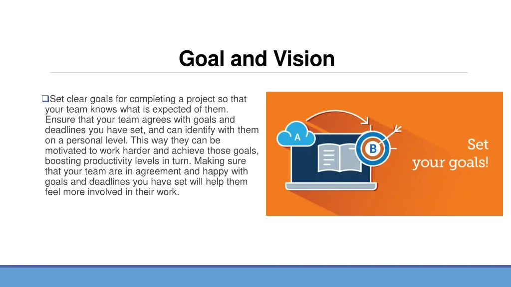 goal and vision