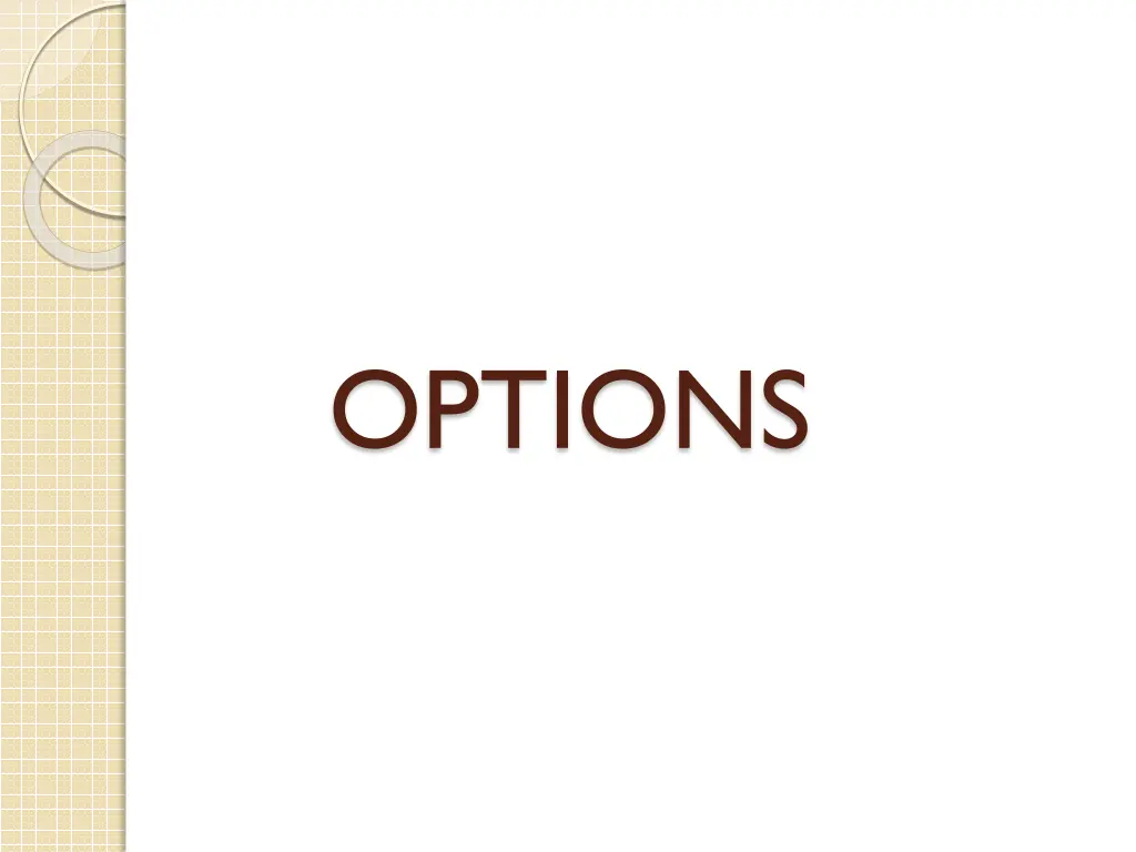 options