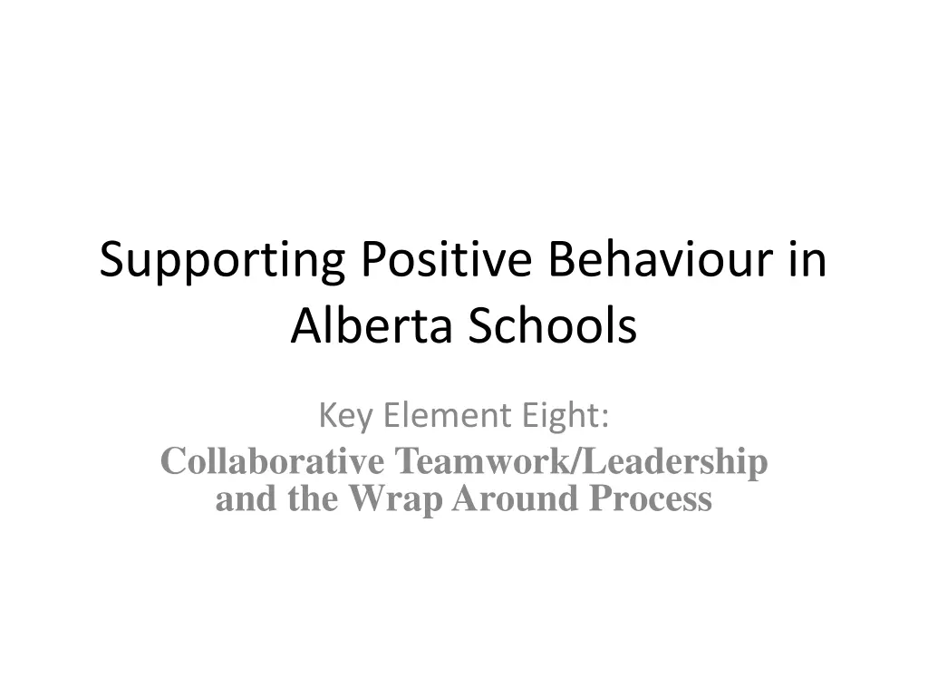 supporting positive behaviour in alberta schools 4