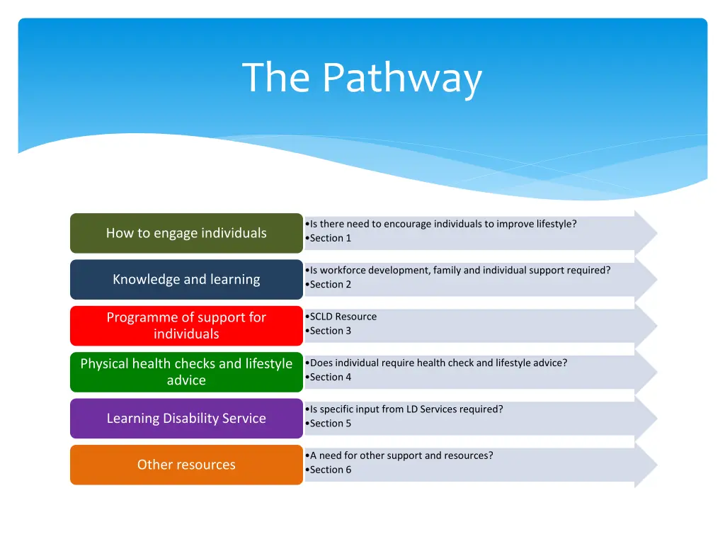 the pathway