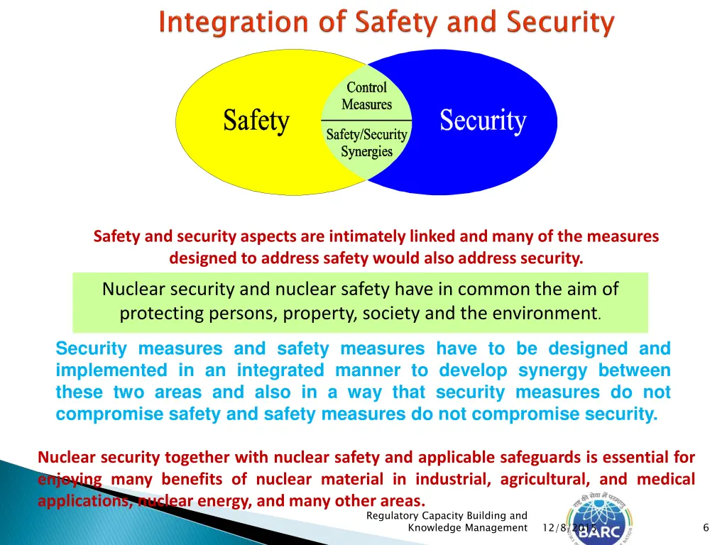 safety and security aspects are intimately linked