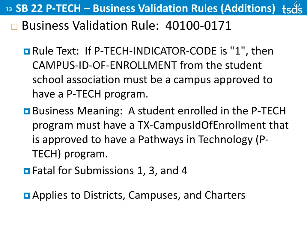 sb 22 p tech business validation rules additions 2