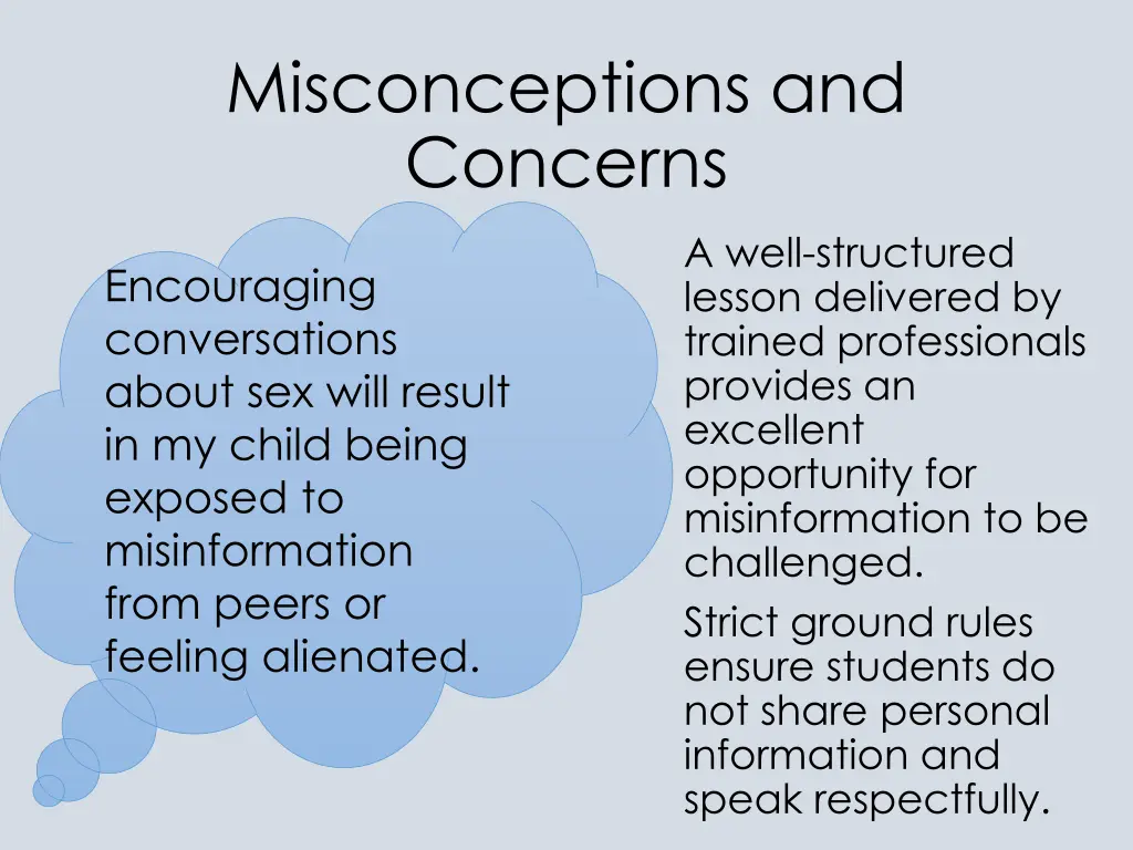 misconceptions and concerns 1