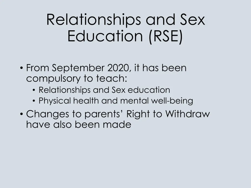 relationships and sex education rse 1