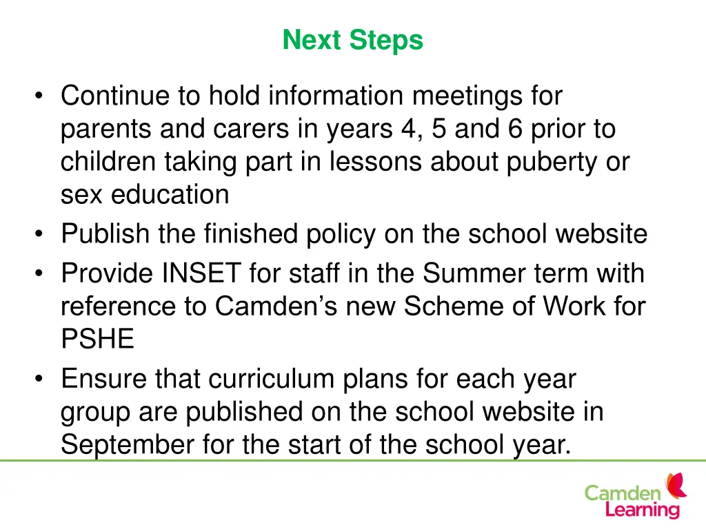 next steps 1