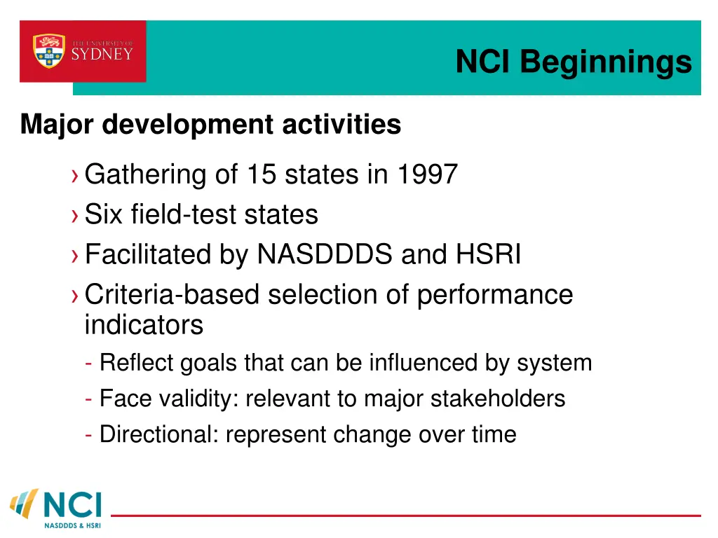 nci beginnings 1