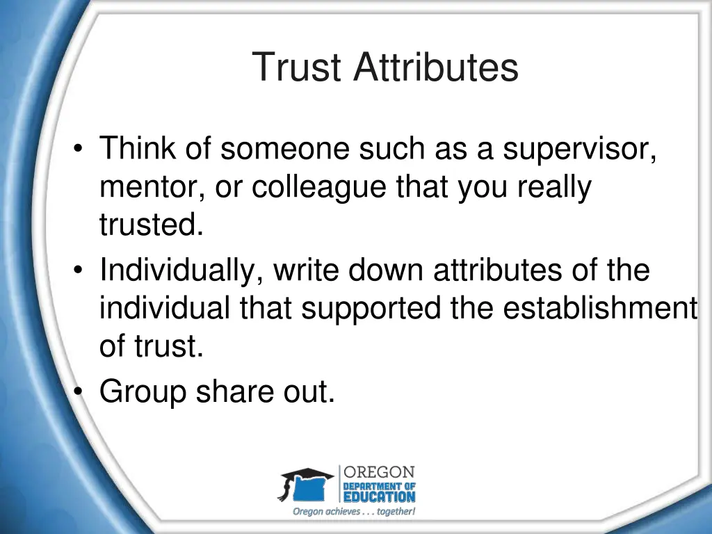 trust attributes