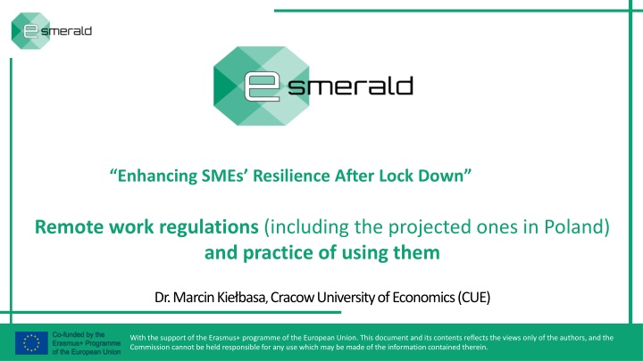 with the support of the erasmus programme