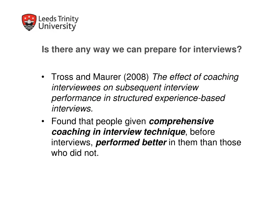 is there any way we can prepare for interviews