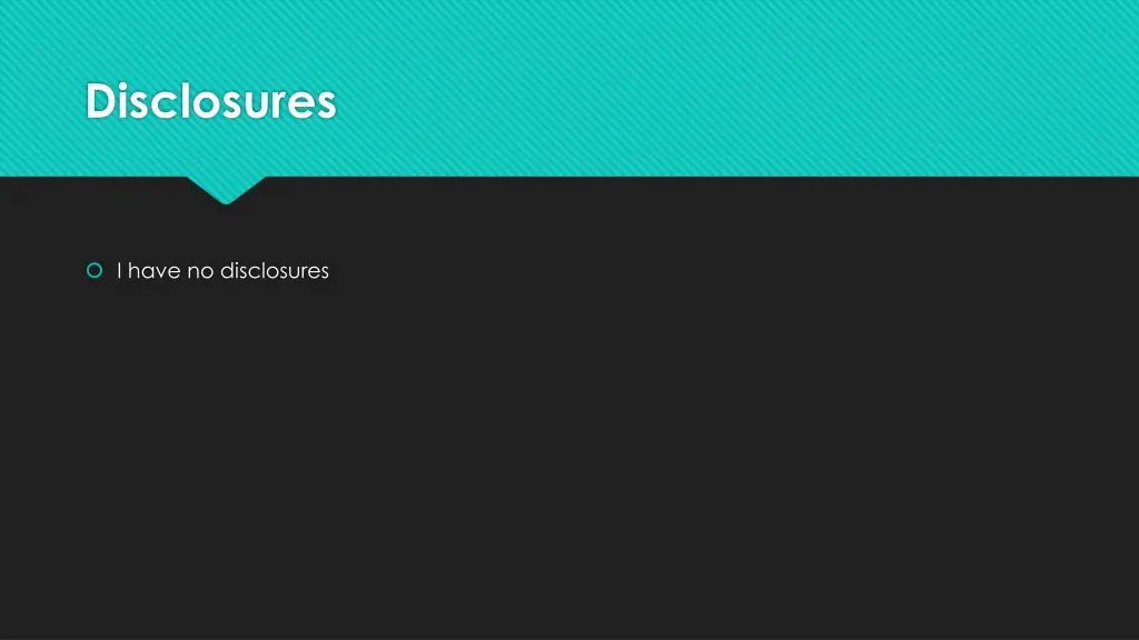 disclosures