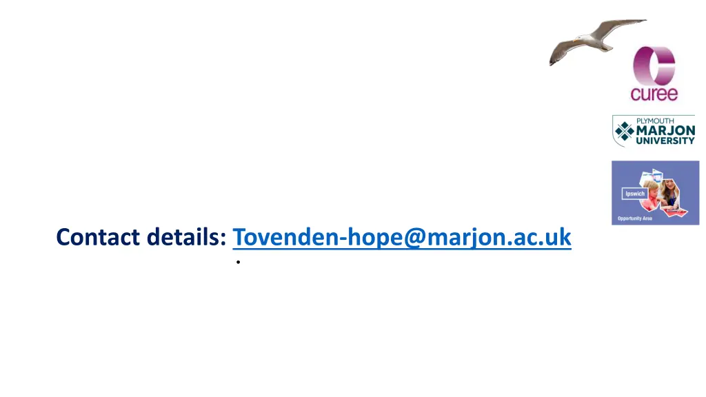 contact details tovenden hope@marjon ac uk
