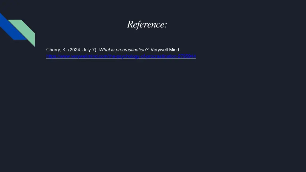 reference