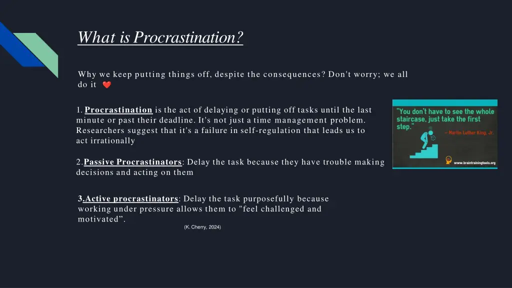 what is procrastination