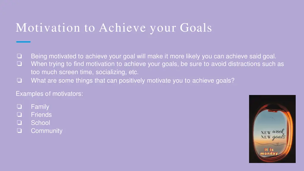 motivation to achieve your goals