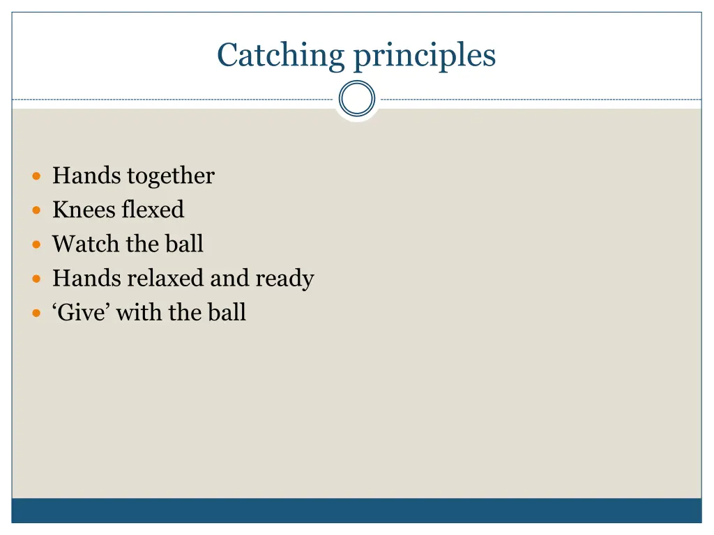 catching principles