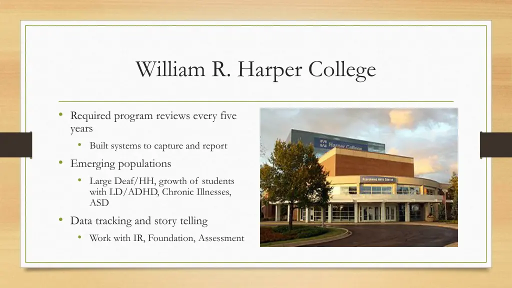 william r harper college