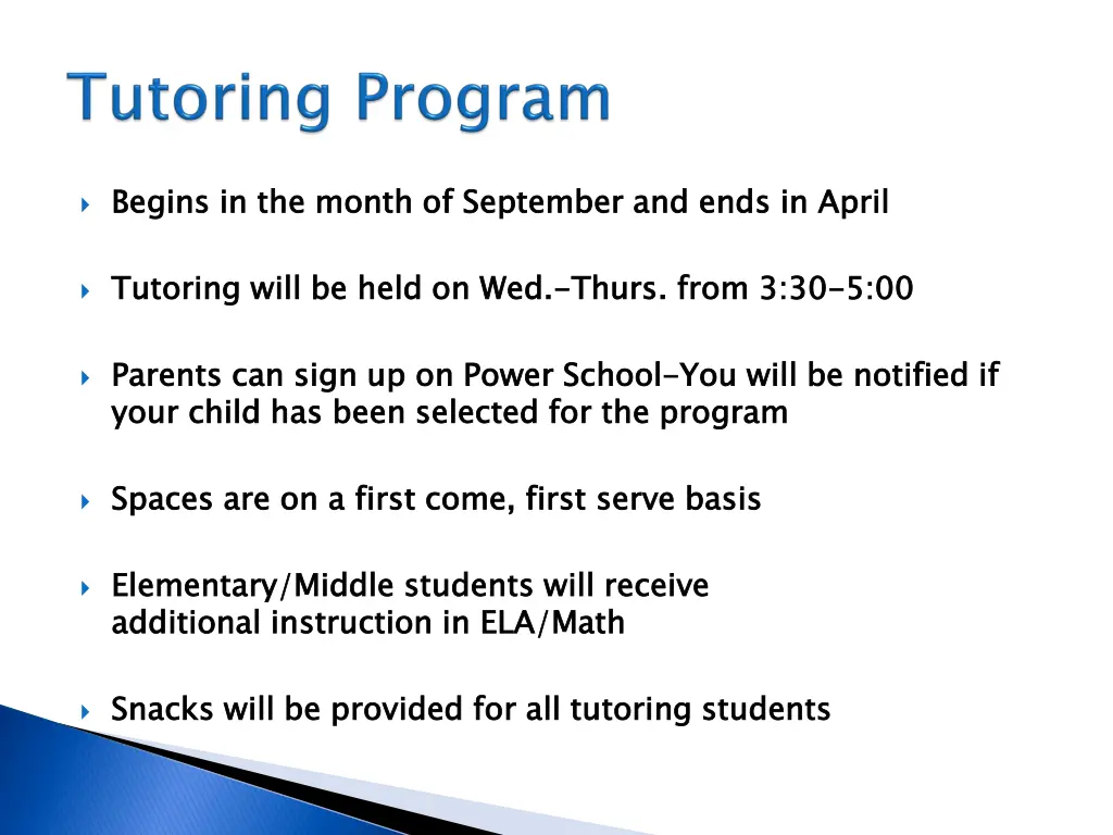 begins in the month of september and ends in april