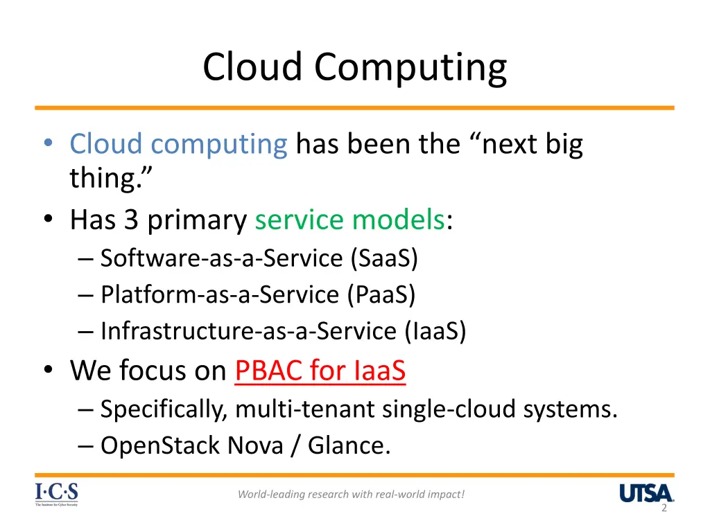 cloud computing