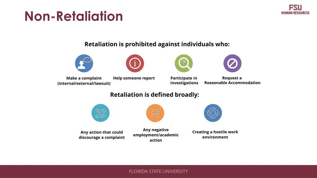 non retaliation