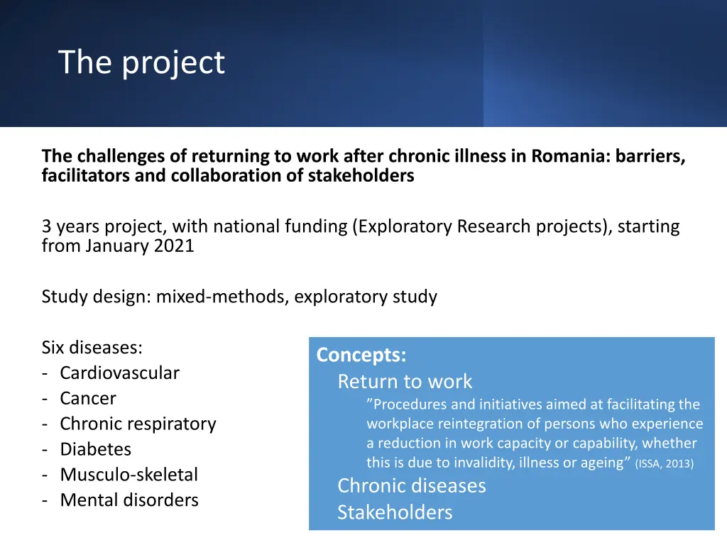 the project