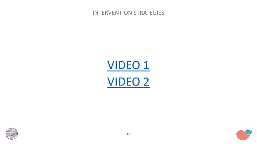 intervention strategies 13
