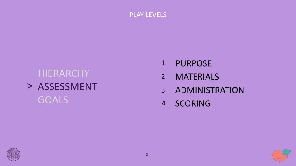 play levels 1
