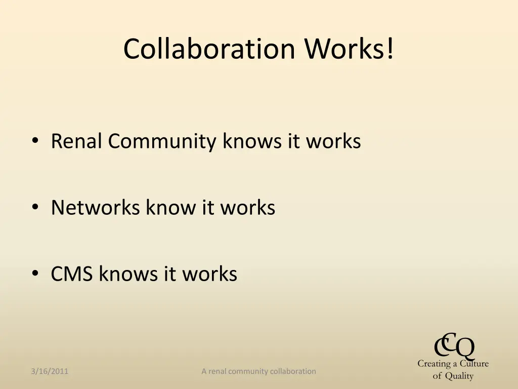 collaboration works