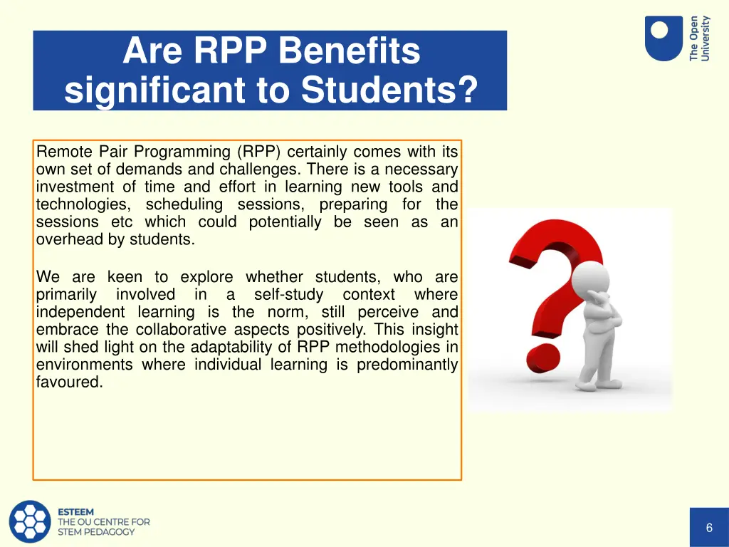 are rpp benefits significant to students