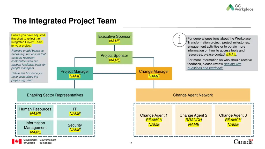 the integrated project team