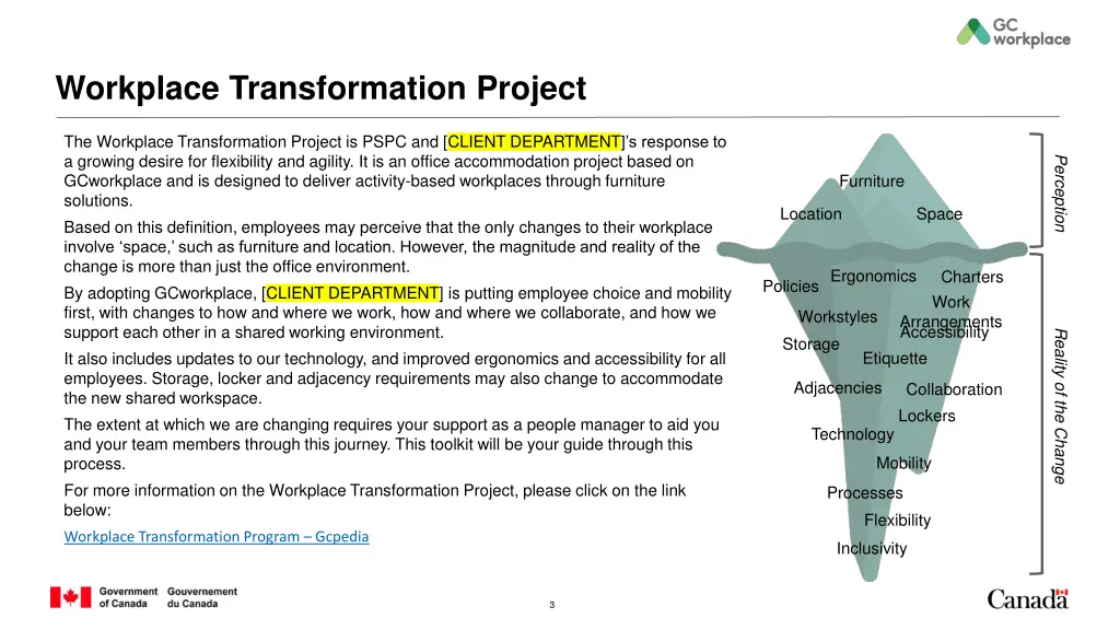 workplace transformation project