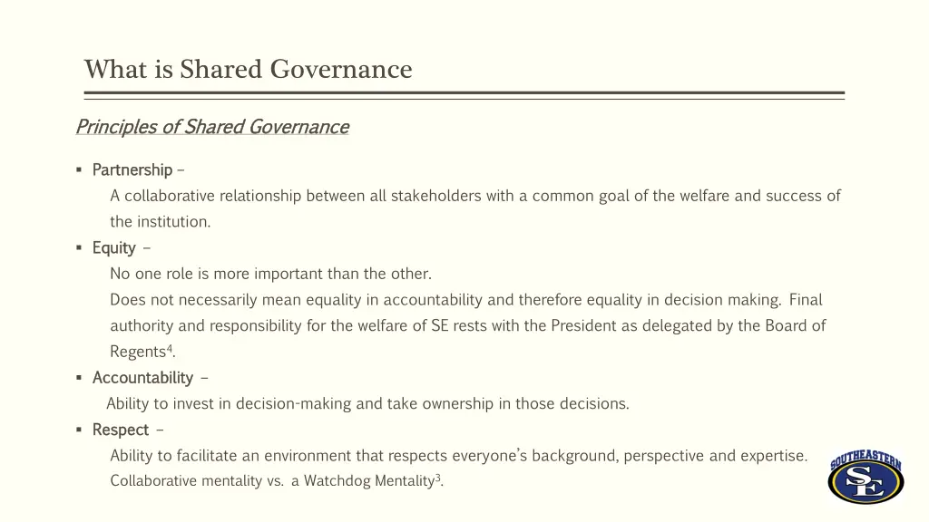 what is shared governance 2
