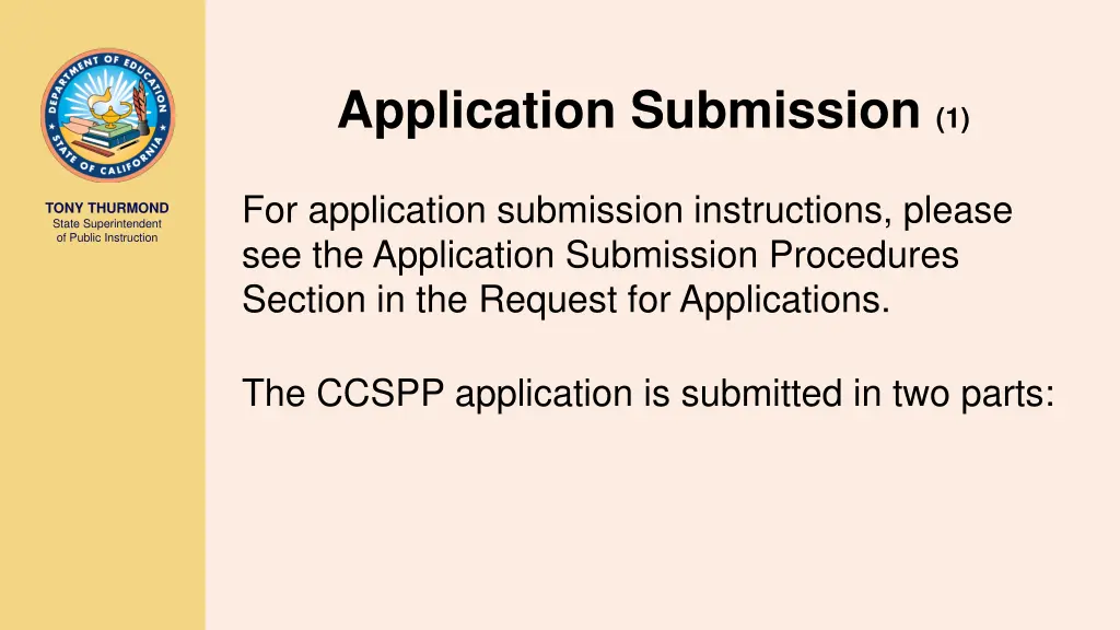 application submission 1