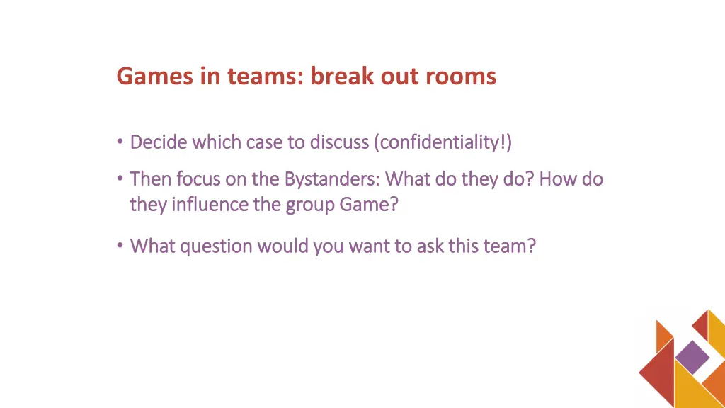 games in teams break out rooms