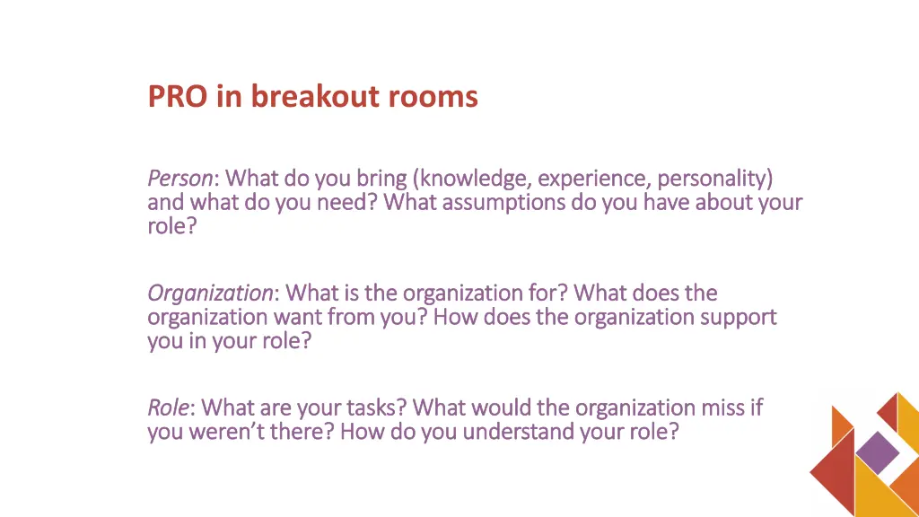 pro in breakout rooms
