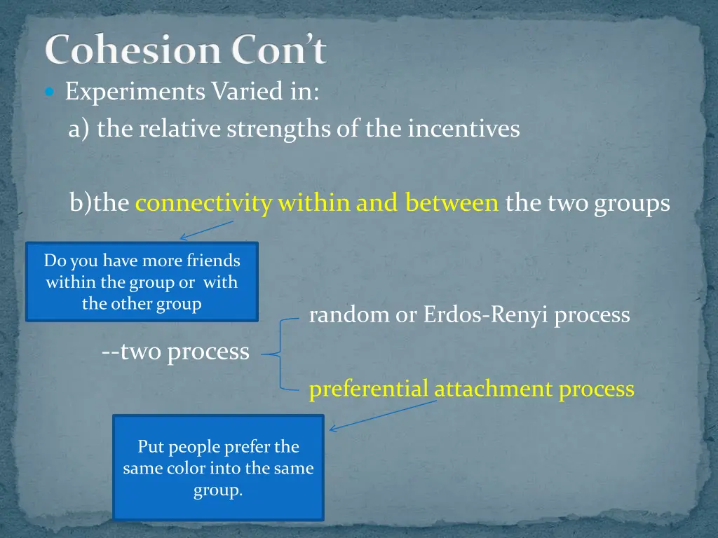 cohesion con t