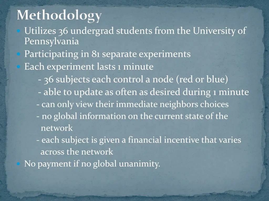 methodology
