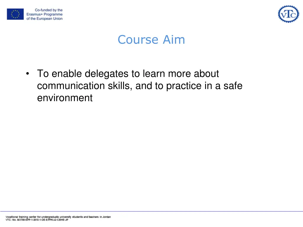 course aim