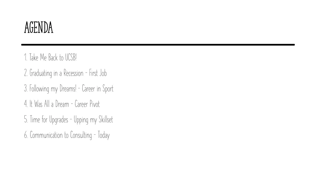 agenda