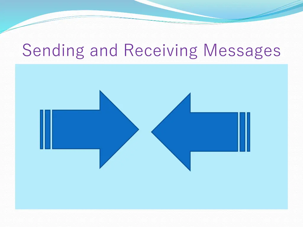 sending and receiving messages