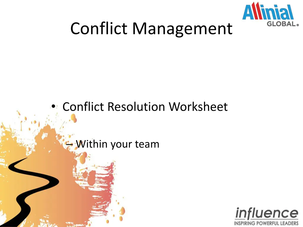 conflict management 16