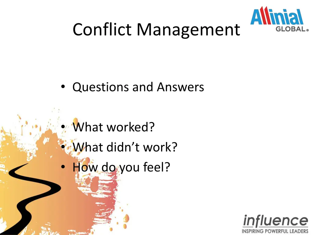 conflict management 19