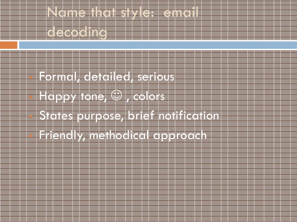 name that style email decoding