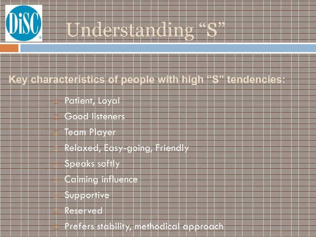 understanding s